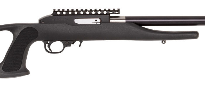 Magnum Research SSAT22UT Magnum Lite SwitchBolt 22 LR 10+1 18" Black Aluminum Tensioned Threaded Barrel, Black w/Integral Scope Base Receiver, Black Fixed Thumbhole Stock, Right Hand