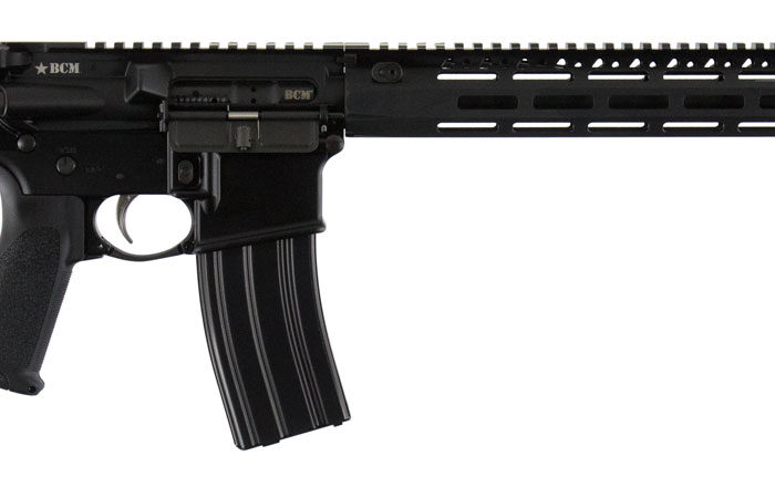 BCM 750750 RECCE-16 MCMR 223 Rem,5.56x45mm NATO 16" 30+1 Black Hard Coat Anodized, Manganese Phosphate, 6 Position Stock, Bravo Mod 3 Grip