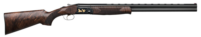 F.A.I.R. FRSLX600BL1228 SLX 600  12 Gauge 2rd 3" 28" Vent Rib Black Barrel, Steel Receiver w/Black Engraved Metal Finish, Walnut Stock, Single-Stage Trigger