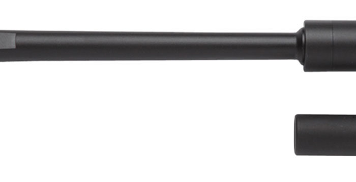 Tactical Solutions 1022TDSBXMB X-Ring SB-X Barrel 22 LR 16.63" Black Matte Finish Aluminum Material Tapered & Suppressor Ready for Ruger 10/22 Takedown Includes Suppressor