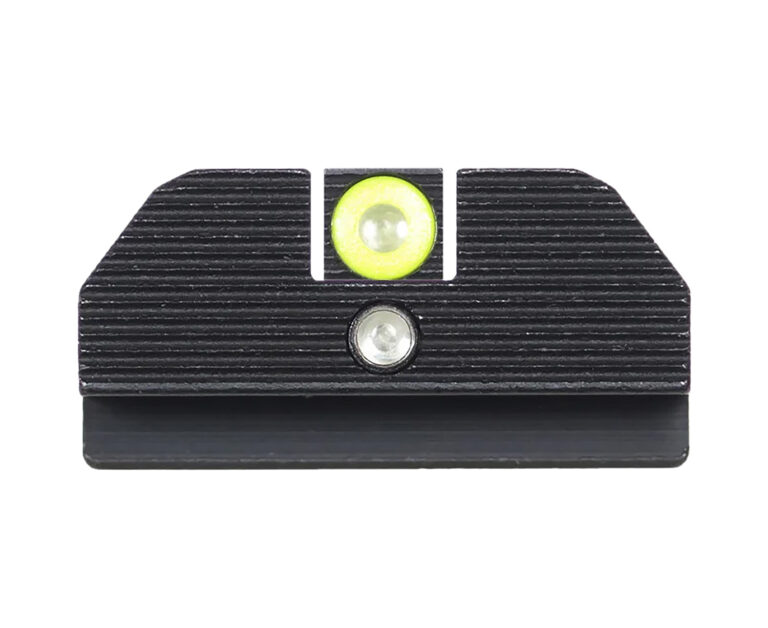 Night Fision GLK001015YGZ Student Of The Gun Accur8 For Glock  Green Tritium Yellow Outline Front Sight-Green Tritium Black Outline Rear Sight Glock 17/17L/19