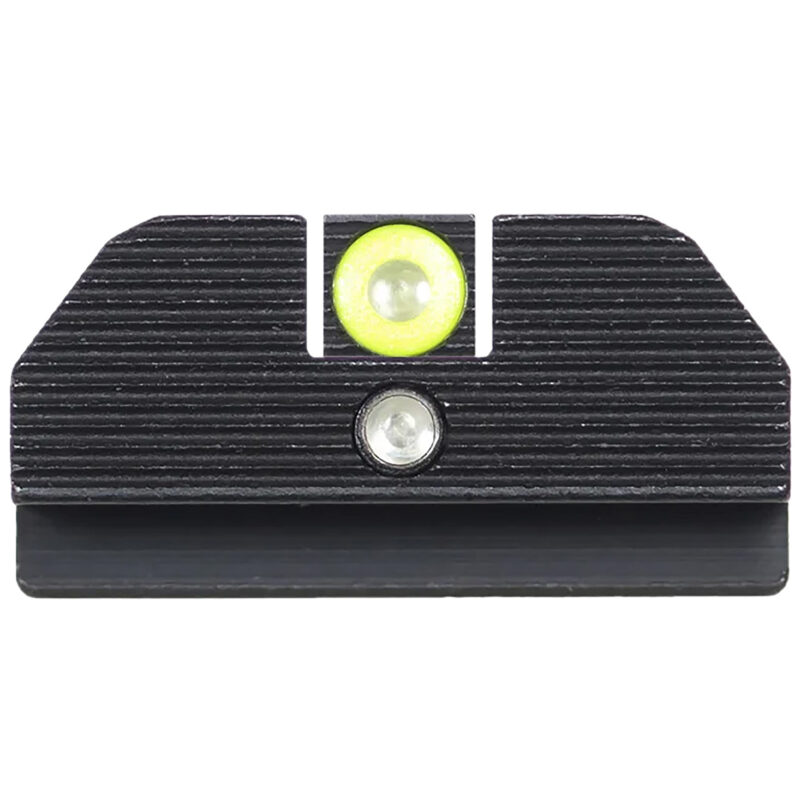 Night Fision GLK001015YGZ Student Of The Gun Accur8 For Glock  Green Tritium Yellow Outline Front Sight-Green Tritium Black Outline Rear Sight Glock 17/17L/19