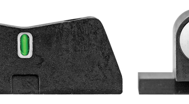 XS Sights CK0001S5 DXT Big Dot Night Sights-Canik  Black | Green Tritium White Outline Front Sight Green Tritium White Outline Bar Rear Sight