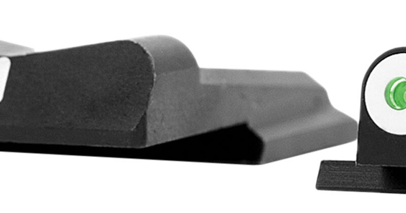 XS Sights SW0024S3 DXW Big Dot Night Sights-Smith & Wesson  Black | Green Tritium White Outline Front Sight White Stripe  Rear Sight