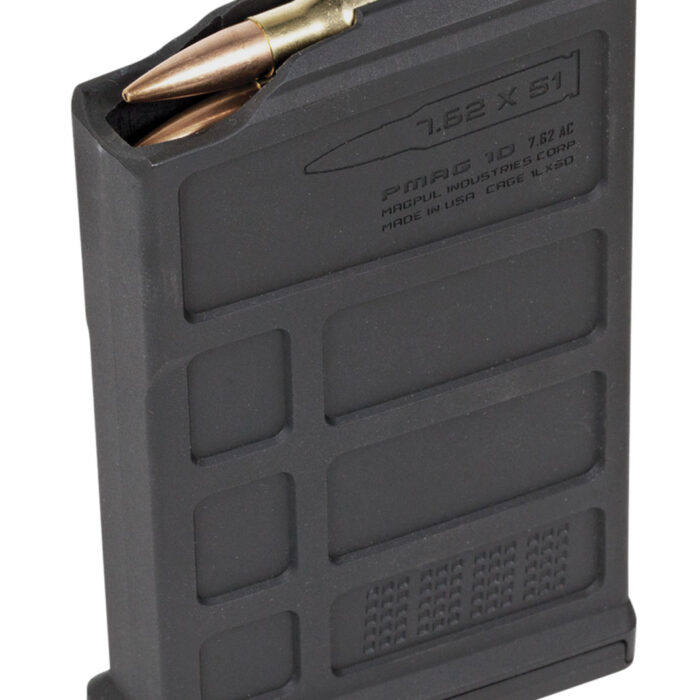 Magpul MAG579-BLK PMAG  Black AICS 10rd 6.5 Creedmoor/308 Win/7mm-08 Rem/260 Rem/243 Win/7.62x51mm NATO for Short Bolt Action Rifles