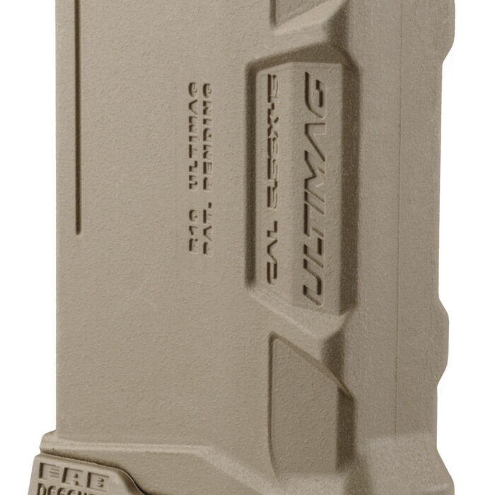 FAB Defense FXUMAGR10T Ultimag 10R  10rd 5.56x45mm NATO AR-15/M16/M4 Flat Dark Earth Polymer and Steel Body