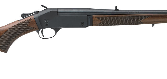 Henry H015357 Single Shot  38 Special or 357 Mag Caliber with 1rd Capacity, 22" Barrel, Overall Blued Finish & American Walnut Stock, Right Hand (Full Size)