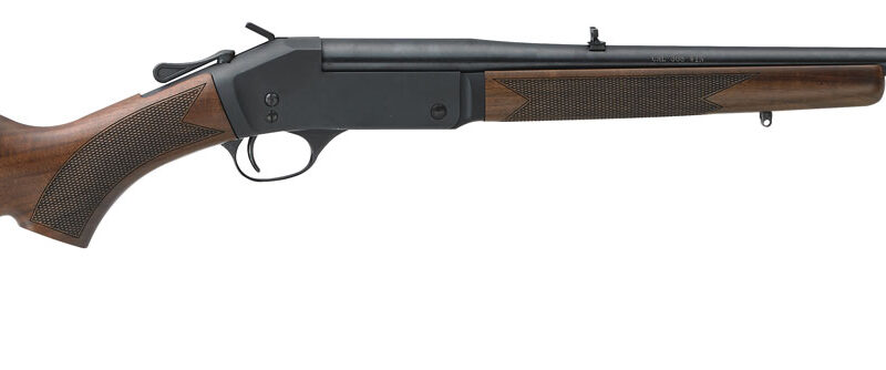 Henry H015357 Single Shot  38 Special or 357 Mag Caliber with 1rd Capacity, 22" Barrel, Overall Blued Finish & American Walnut Stock, Right Hand (Full Size)