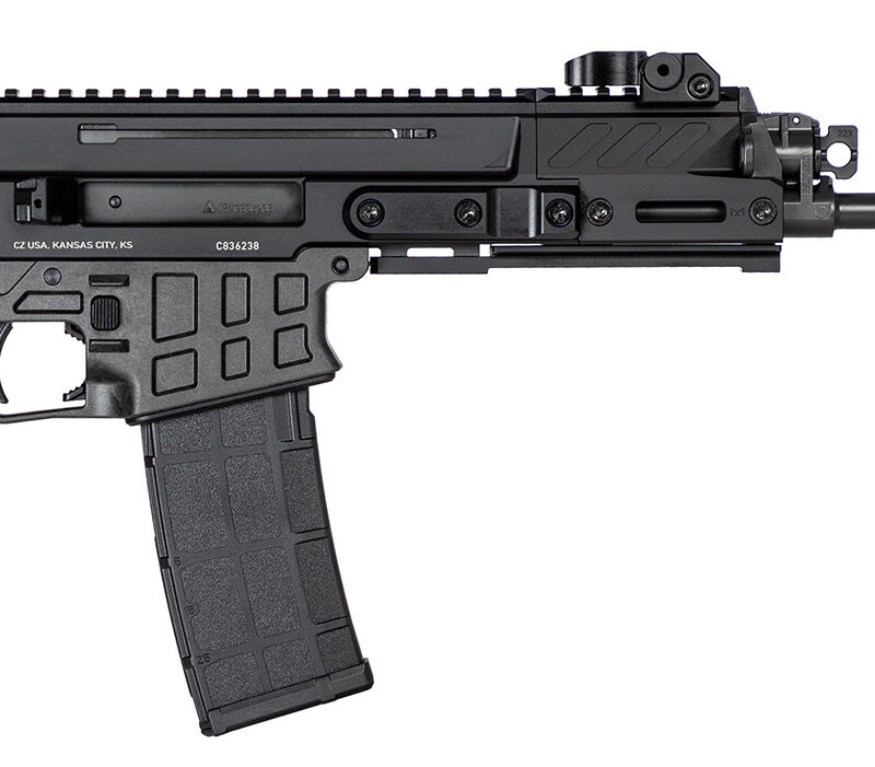 CZ-USA 91461 Bren 2 MS  7.62x39mm 30+1 11.14" Black Steel Barrel, Black Aluminum Receiver w/Picatinny Rail, Carbon Fiber/Polymer Frame, Black Stippled Grip, Right Hand