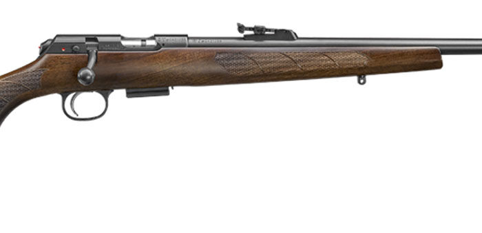 CZ-USA 02302 CZ 457 Lux Full Size 22 WMR 5+1 24" Black Nitride Black Nitride Steel Receiver Turkish Walnut Fixed European-Style Stock Right Hand