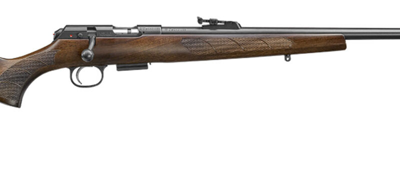 CZ-USA 02302 CZ 457 Lux Full Size 22 WMR 5+1 24" Black Nitride Black Nitride Steel Receiver Turkish Walnut Fixed European-Style Stock Right Hand