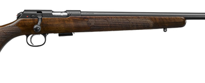 CZ-USA 02310 CZ 457 American Full Size 22 LR 5+1 24" Black Nitride Black Nitride Steel Receiver Turkish Walnut Fixed American Style Stock Right Hand