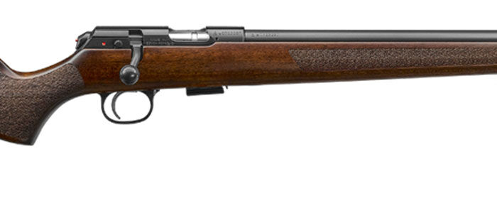 CZ-USA 02340 CZ 457 Varmint Full Size 22 LR 5+1 20.50" Black Nitride Heavy Barrel Black Nitride Steel Receiver Turkish Walnut Fixed Varmint-Style Stock Right Hand