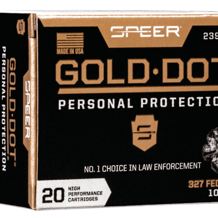 Speer 23913GD Gold Dot Personal Protection 327FederalMag 100gr Hollow Point 20 Per Box/10 Case