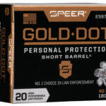 Speer 23974GD Gold Dot Personal Protection Short Barrel 40S&W 180gr Hollow Point 20 Per Box/10 Case 2 108167