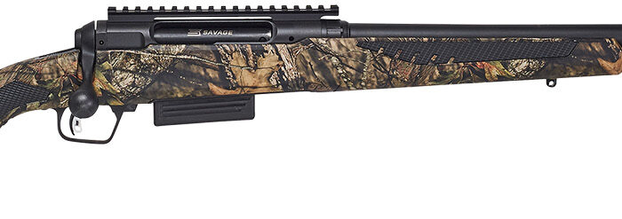Savage Arms 57380 220 Slug Gun 20 Gauge 3" 2rd 22" Matte Black Barrel/Rec, Mossy Oak Break-Up Country AccuStock with AccuFit Stock, Optic Ready