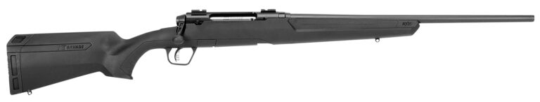 Savage Arms 57384 Axis II Compact Compact 223 Rem 4+1 20" Matte Black Sporter Barrel, Matte Black Carbon Steel Receiver Drilled & Tapped, Matte Black Fixed Synthetic Stock, Right Hand