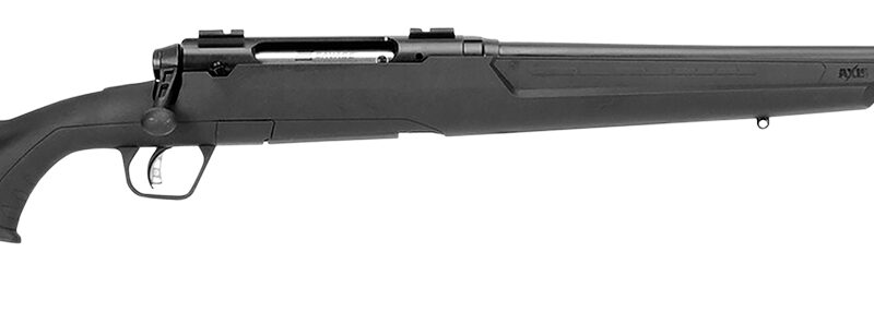 Savage Arms 57386 Axis II Compact Compact 6.5 Creedmoor 4+1 20" Matte Black Sporter Barrel, Matte Black Carbon Steel Receiver Drilled & Tapped, Matte Black Fixed Synthetic Stock, Right Hand