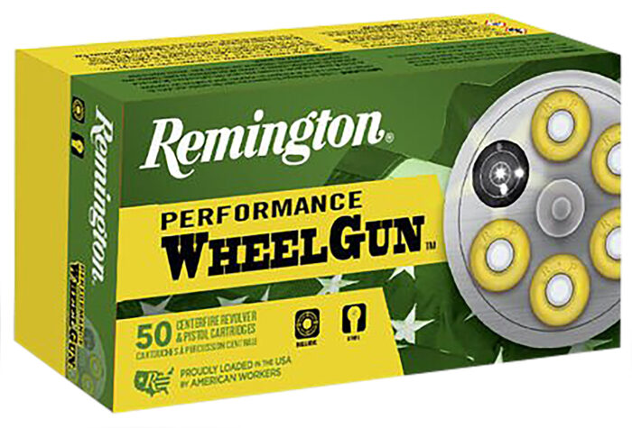 Remington Ammunition 22223 Performance WheelGun  357Mag 158gr Lead Semi Wadcutter 50 Per Box/10 Case