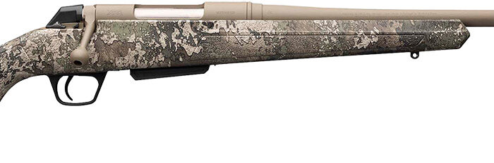 Winchester Repeating Arms 535741220 XPR Hunter Full Size 308 Win 3+1 22"  Flat Dark Earth Perma-Cote Sporter Barrel, Drilled & Tapped Steel Receiver, TrueTimber Strata Fixed Synthetic Stock
