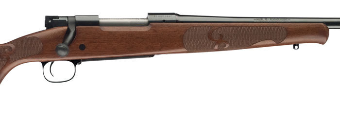 Winchester Guns 535201289 Model 70 Featherweight Compact 6.5 Creedmoor Caliber with 5+1 Capacity, 20" Barrel, Brushed Polish Blued Metal Finish & Satin Walnut Fixed Feather Checkered Stock Right Hand