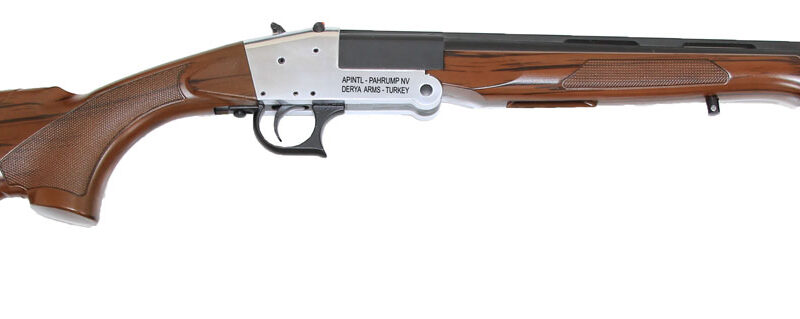 Rock Island TK105 Traditional Single Shot 20 Gauge with 20" Black Parkerized Barrel, 3" Chamber, 1rd Capacity, Silver Anodized Metal Finish & Woodgrain Finish Synthetic Stock Right Hand (Full Size)