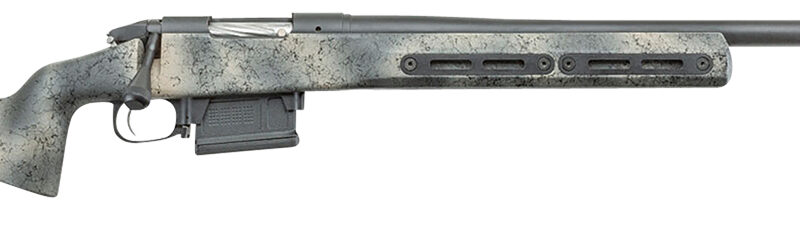 Bergara Rifles BPR2265PRCF Premier Ridgeback 6.5 PRC 7+1 26" Medium Palma Taper Barrel, Graphite Black Cerakote Steel Receiver, Woodland Camo Adjustable Cheekpiece Grayboe Ridgeback Stock, Right Hand