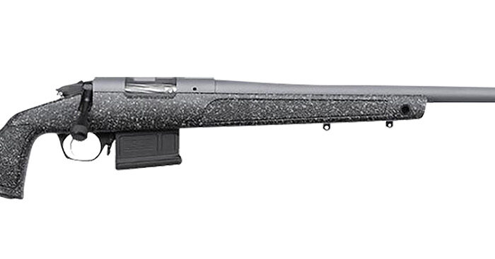 Bergara Rifles BPR2065MCHB Premier HMR Pro 6.5 Creedmoor 5+1 24" Heavy/Threaded Barrel, Tactical Gray Cerakote, Black with Gray Fleck Stock