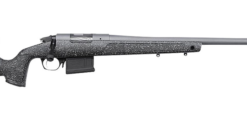 Bergara Rifles BPR2065MCHB Premier HMR Pro 6.5 Creedmoor 5+1 24" Heavy/Threaded Barrel, Tactical Gray Cerakote, Black with Gray Fleck Stock