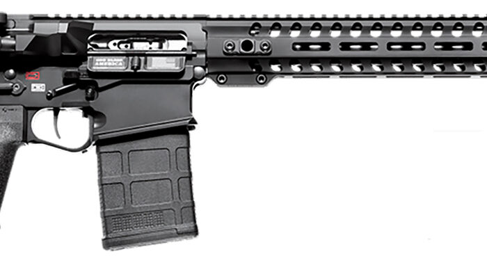 Patriot Ordnance Factory 01581 Revolution  308 Win,7.62x51mm NATO 16.50" 20+1 Black Hard Coat Anodized 6 Position MFT BMS Minimalist Stock