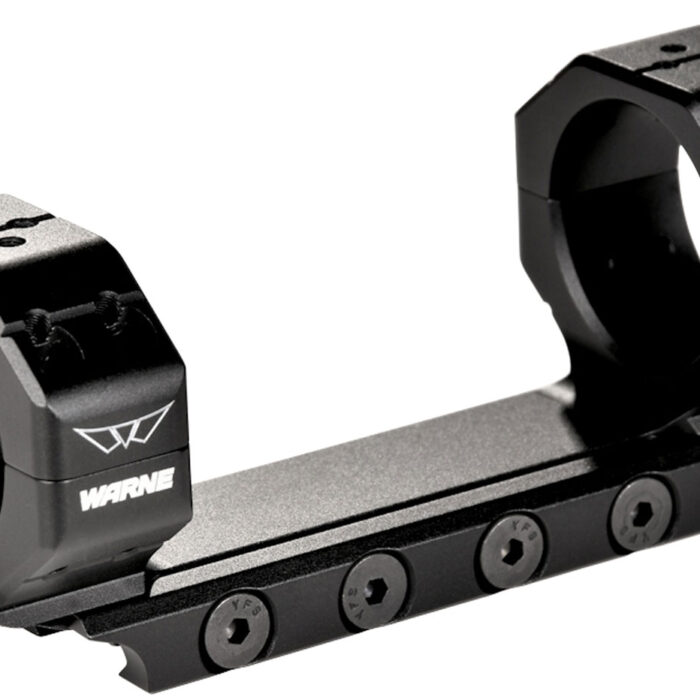Warne 7821M Precision Mount Scope Mount/Ring Combo Black Anodized 34mm 0 MOA