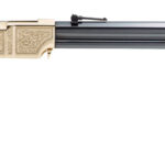 Henry H011D3 Original Deluxe 3rd Edition Full Size 44-40 Win 13+1 24.50" Blued Octagon Barrel, Brass Polished Brass Receiver, Fancy American Walnut Wood Stock Ambidextrous 2 109130