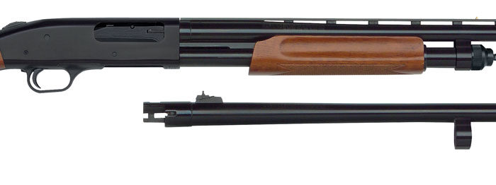 Mossberg 68224 835 Ulti-Mag Combo 12 Gauge 5+1 3.5" 28" Vent Rib/24" Slugster Barrel, Blued Steel Receiver, Dual Extractors, Fixed Wood Stock, Accu-Mag Chokes
