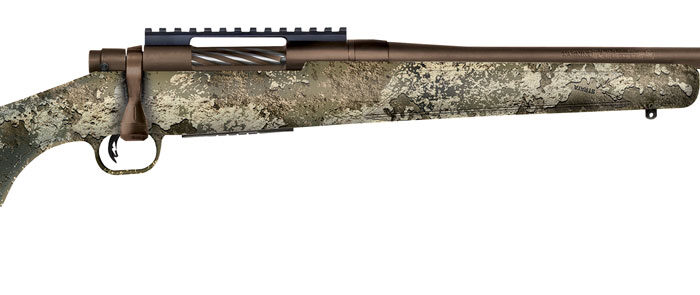Mossberg 28045 Patriot Predator 308 Win 5+1 22" Patriot Brown Cerakote 4.49" Fluted Barrel Patriot Brown Cerakote Steel TrueTimber Strata Right Hand