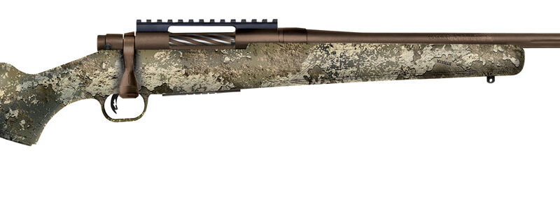 Mossberg 28045 Patriot Predator 308 Win 5+1 22" Patriot Brown Cerakote 4.49" Fluted Barrel Patriot Brown Cerakote Steel TrueTimber Strata Right Hand