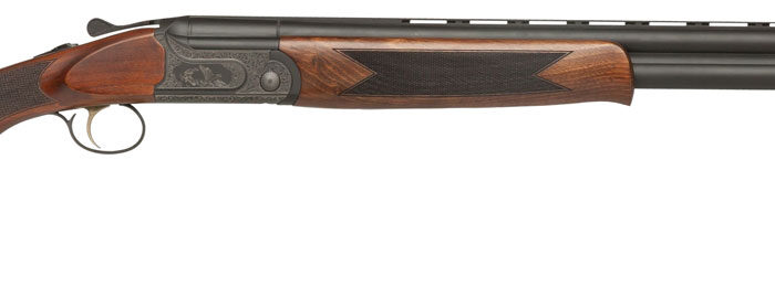 Dickinson LLC GW12B26P Green Wing  12 Gauge 2rd 3" 26" Vent Rib Barrel, Engraved Steel Receiver, Matte Black Metal Finish, Bead Front Sight, Wood Stock & Ejector