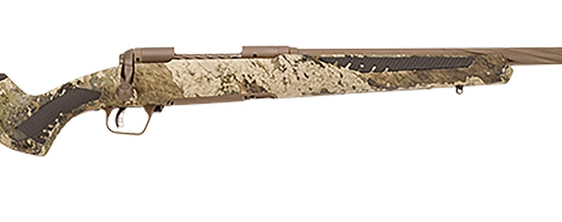 Savage Arms 57415 110 High Country 7mm-08 Rem 4+1 22", Midnight Bronze Cerakote, TrueTimber Strata Fixed AccuStock with AccuFit