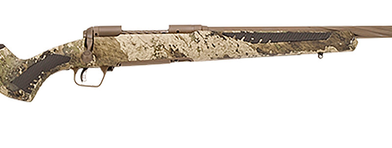 Savage Arms 57419 110 High Country 6.5 PRC 3+1 24", Midnight Bronze Cerakote, TrueTimber Strata Fixed AccuStock with AccuFit