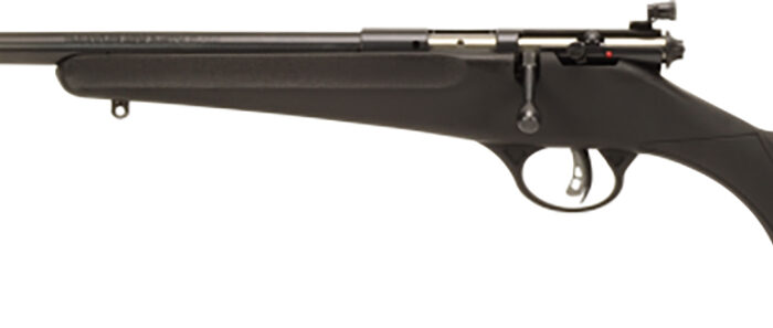 Savage Arms 13843 Rascal  Youth 22 LR 1rd 16.13" Matte Black Sporter Barrel, Matte Black Carbon Steel Receiver, Black Fixed Synthetic Stock, Left Hand