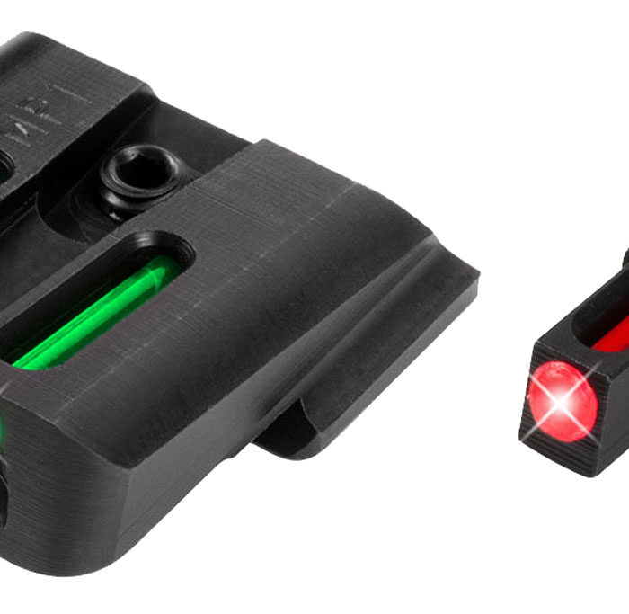TruGlo TG131MP1 Fiber-Optic  Red/Fiber Optic Front Sight-Green/Fiber Optic Rear Sight Smith & Wesson M&P EZ 380