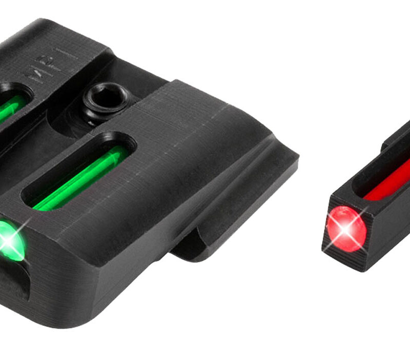 TruGlo TG131MP1 Fiber-Optic  Red/Fiber Optic Front Sight-Green/Fiber Optic Rear Sight Smith & Wesson M&P EZ 380