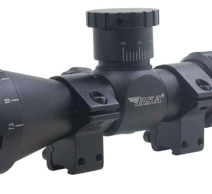 BSA 2227X32AOC Sweet Compact Black Matte 2-7x,32mm AO 1" Tube 30/30 Reticle