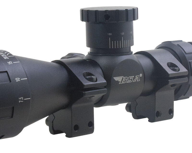 BSA 2227X32AOC Sweet Compact Black Matte 2-7x,32mm AO 1" Tube 30/30 Reticle