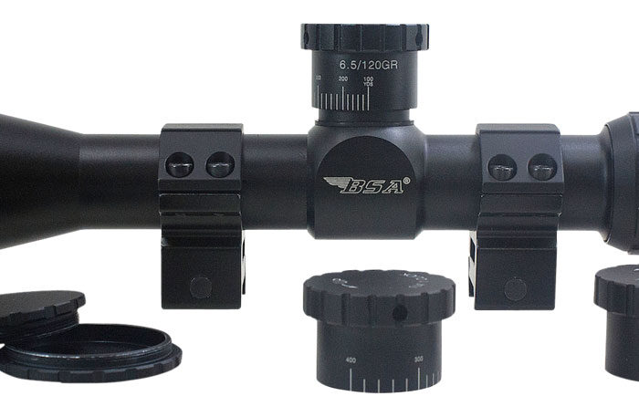 BSA 654518X40AOWRTB Sweet 6.5 Black Matte 4.5-18x 40mm AO 1" Tube 30/30 Duplex Reticle