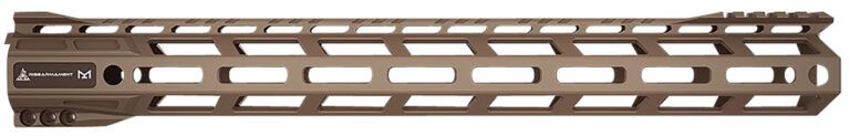 Rise Armament RA905135FDE RA-905 Handguard 13.50" 6061-T6 Aluminum Flat Dark Earth Cerakote with M-LOK & Picatinny Rail for AR-15