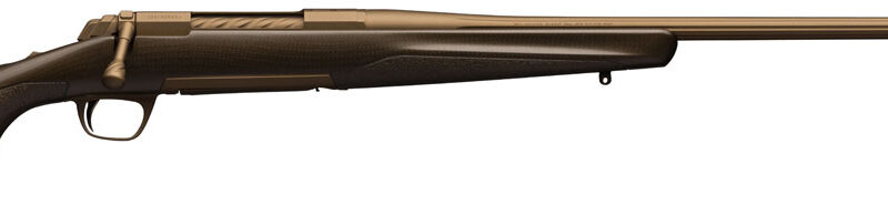Browning 035418295 X-Bolt Pro Burnt Bronze 30 Nosler 3+1 26" Barrel With Muzzle Brake, Spiral Fluted Bolt, Burnt Bronze Cerakote, Textured Grip Paneled Carbon Fiber Stock