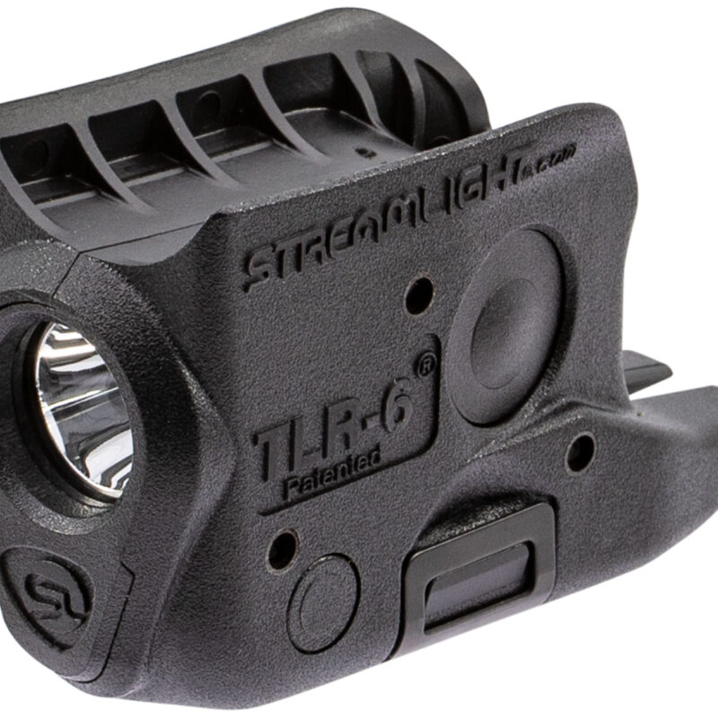 Streamlight 69280 TLR-6 Gun Light  Black 100 Lumens White LED Glock 42/43 (Light Only)