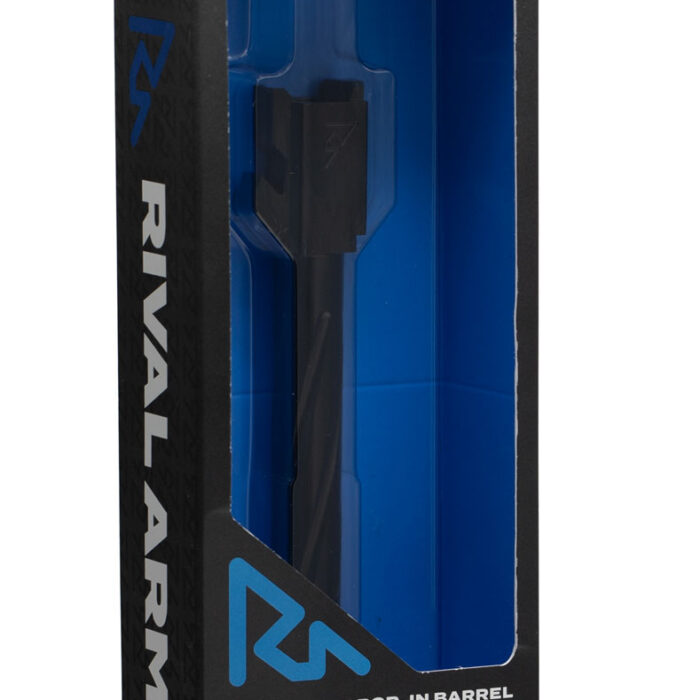Rival Arms RA20G102A Precision Drop-In Barrel 9mm Luger 4.49" Black PVD Finish 416R Stainless Steel Material with Fluting & Treading for Glock 17 Gen3-4