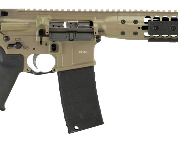 LWRC ICDIP5CK10 Individual Carbine Direct Impingement 5.56x45mm NATO 30+1 10.50" Barrel, Exclusive Flat Dark Earth Cerakote Receiver, Buffer Tube Stock, Magpul MOE Grip, Optics Ready