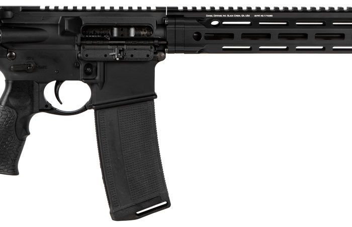 Daniel Defense 0212815049047 DDM4 V7 SLW 5.56x45mm NATO 30+1 14.50" Threaded Lightweight Profile Barrel, Black Hard Coat Anodized,  6 Position Stock w/SoftTouch Overmolding